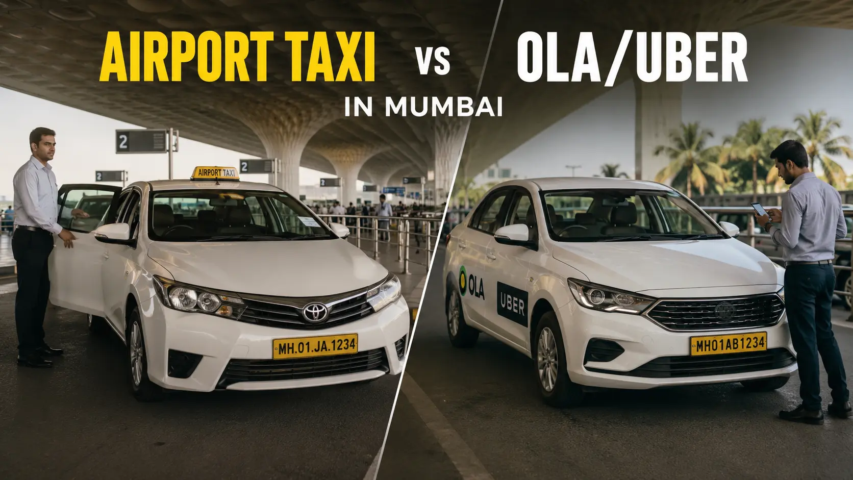 Airport Taxi vs Ola/Uber in Mumbai